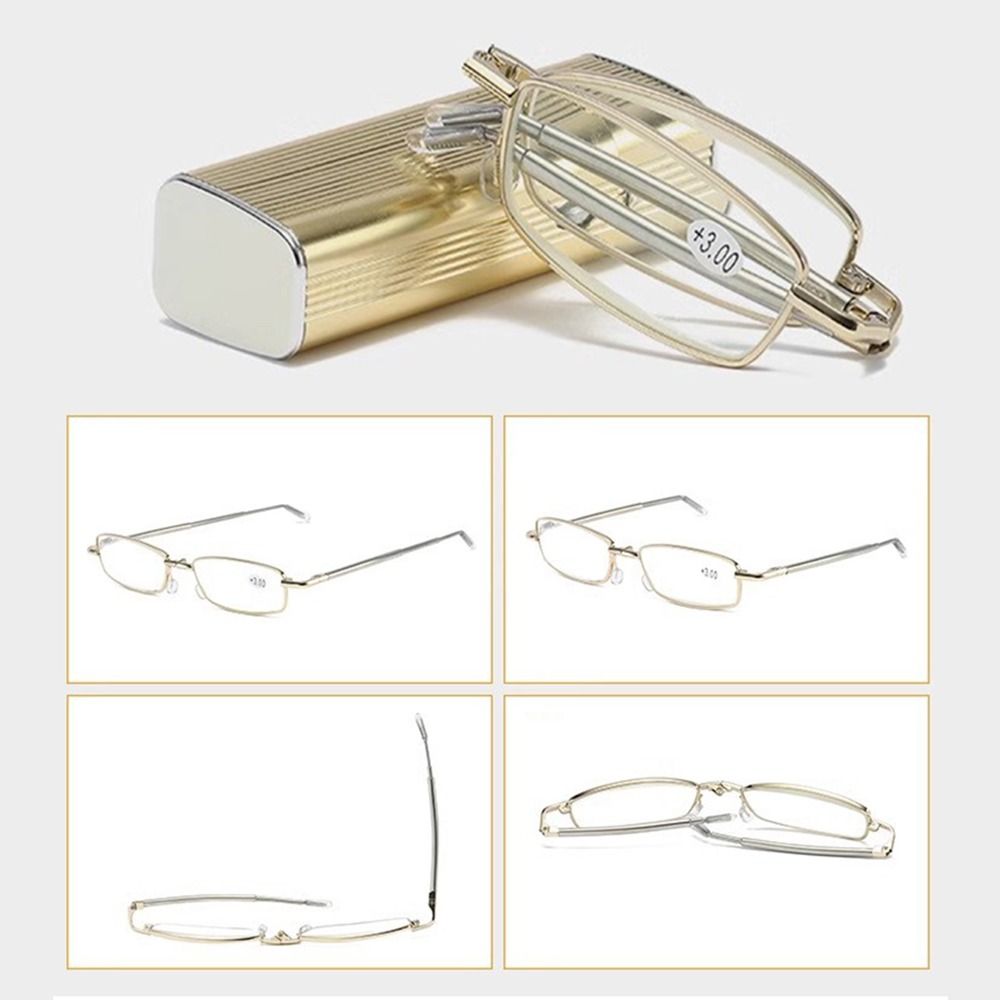 HD Magnifiers Eyewear Clear Eyewear Glasses Easy To Use Foldable Reading Glasses  Readers