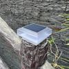 Solar Powered 30 LED Square Pillar Light