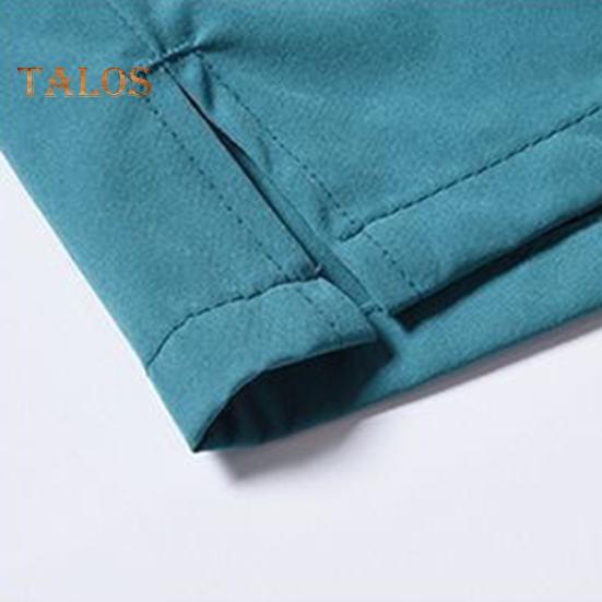 Herren-Shorts, elastischer Bund, verstellbarer Kordelzug, lässige Shorts mit Taschen, einfarbig, schnelltrocknend, Sport-Shorts