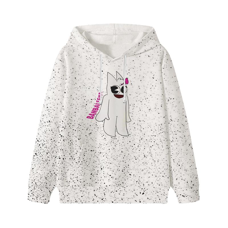 Garten Of BanBan Мультфильм Принт Длинные рукава Весна Осень Повседневная толстовка с капюшоном 2-13 лет Мальчики Девочки Повседневные наряды Топы Детская одежда 110 2179₽