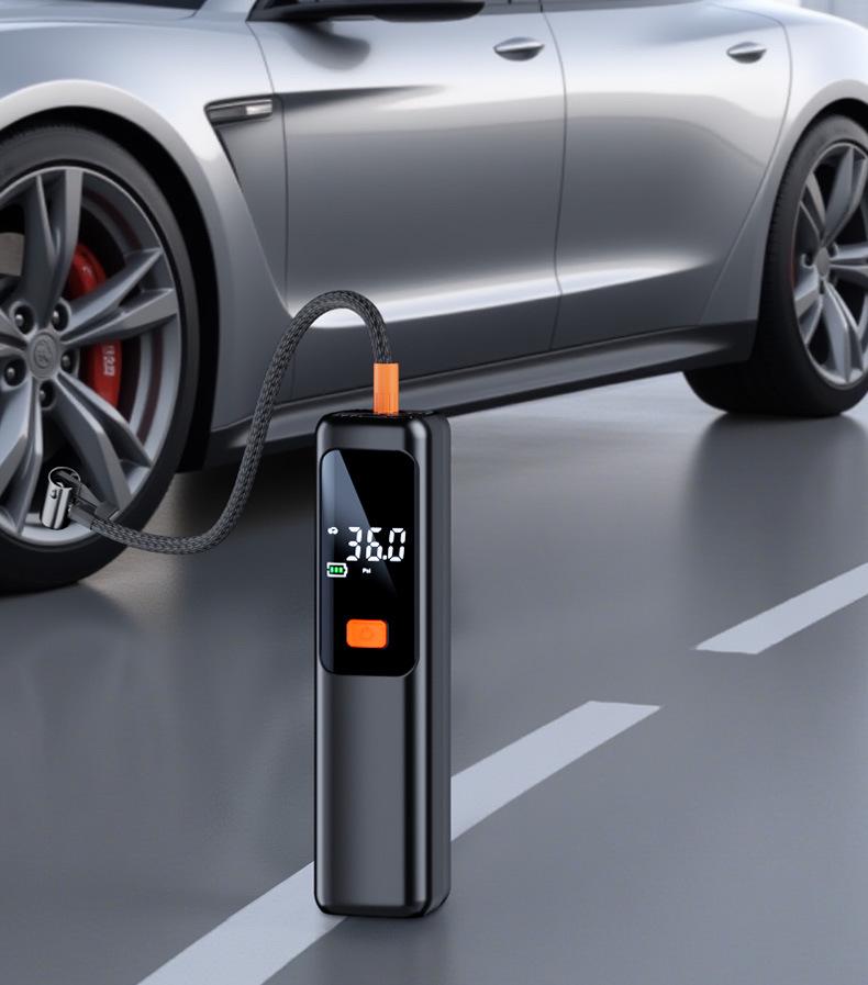 Umflator Auto Wireless Automat - Pompă de Aer Electrică Portabilă