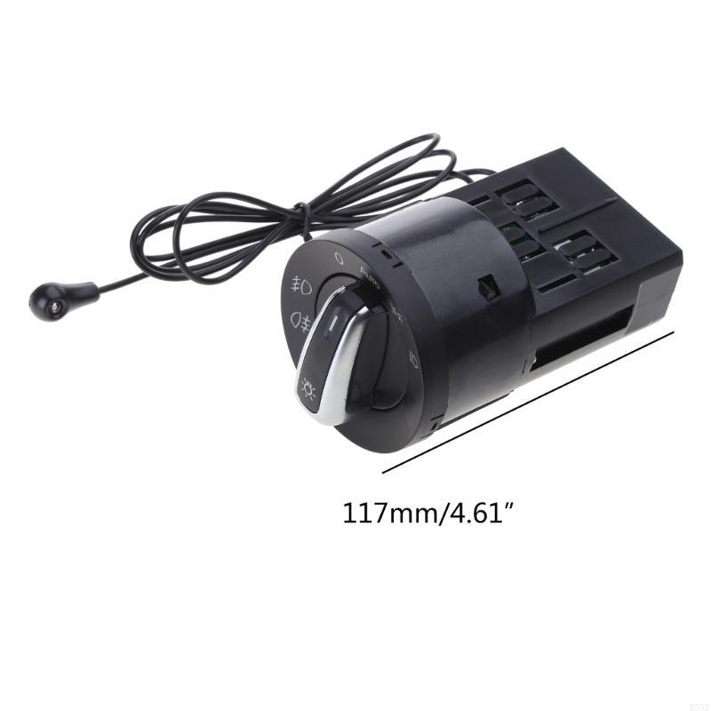 2025 New Headlight Fog Lamp Switch For Golf 4 MK4 Chrome Switch Plug Car Accessory