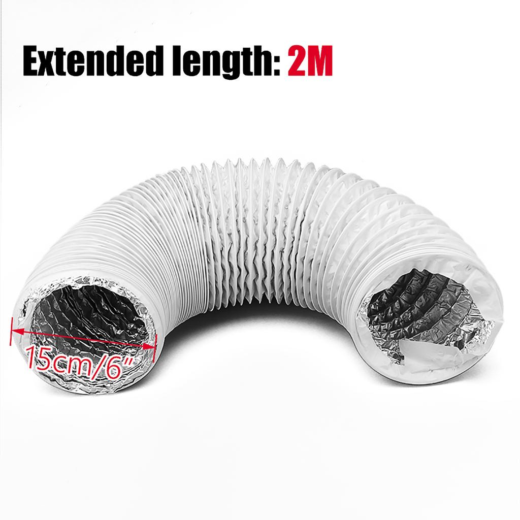 Flexible en Plastique Portable Extensible pour N#A Tuyau d'échappement de climatiseur Diameter 15cm*1.5M Tuyau d'échappement de climatiseur Flexible en Plastique Portable Extensible pour N#A Tuyau d'échappement de climatiseur Diameter 15cm*1.5M Tuyau d'échappement de climatiseur