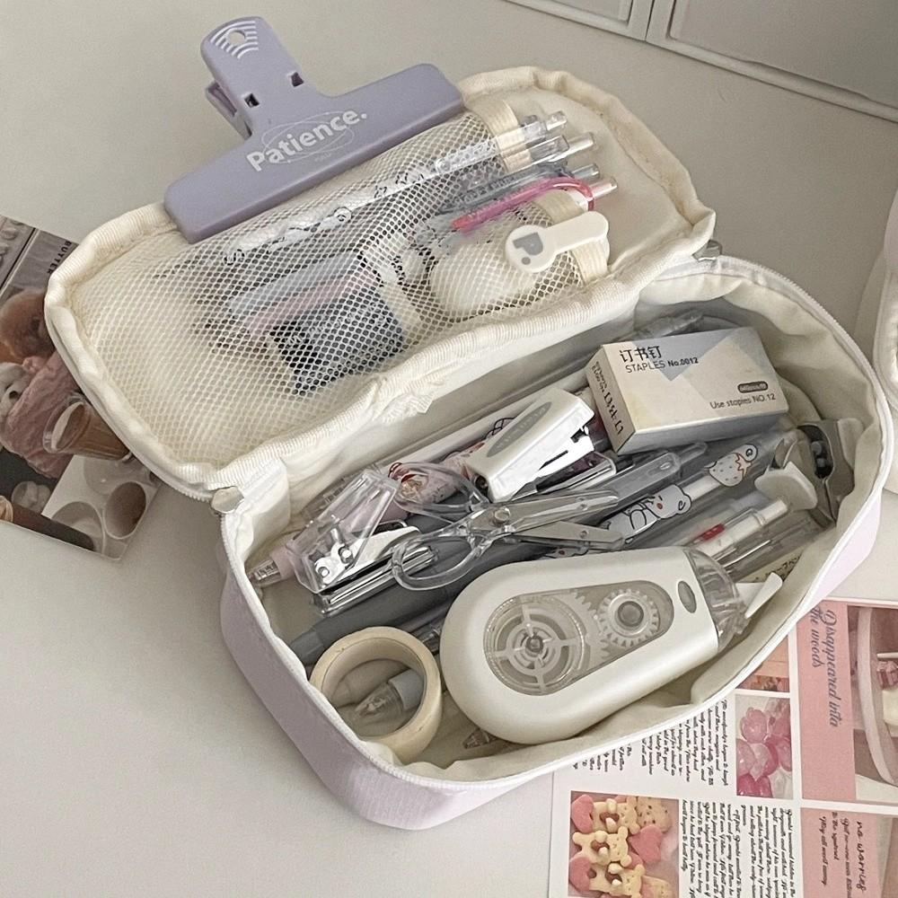 Multi-function Pencil Pouch Soft Makeup Box Portable Pencil Case  Girls