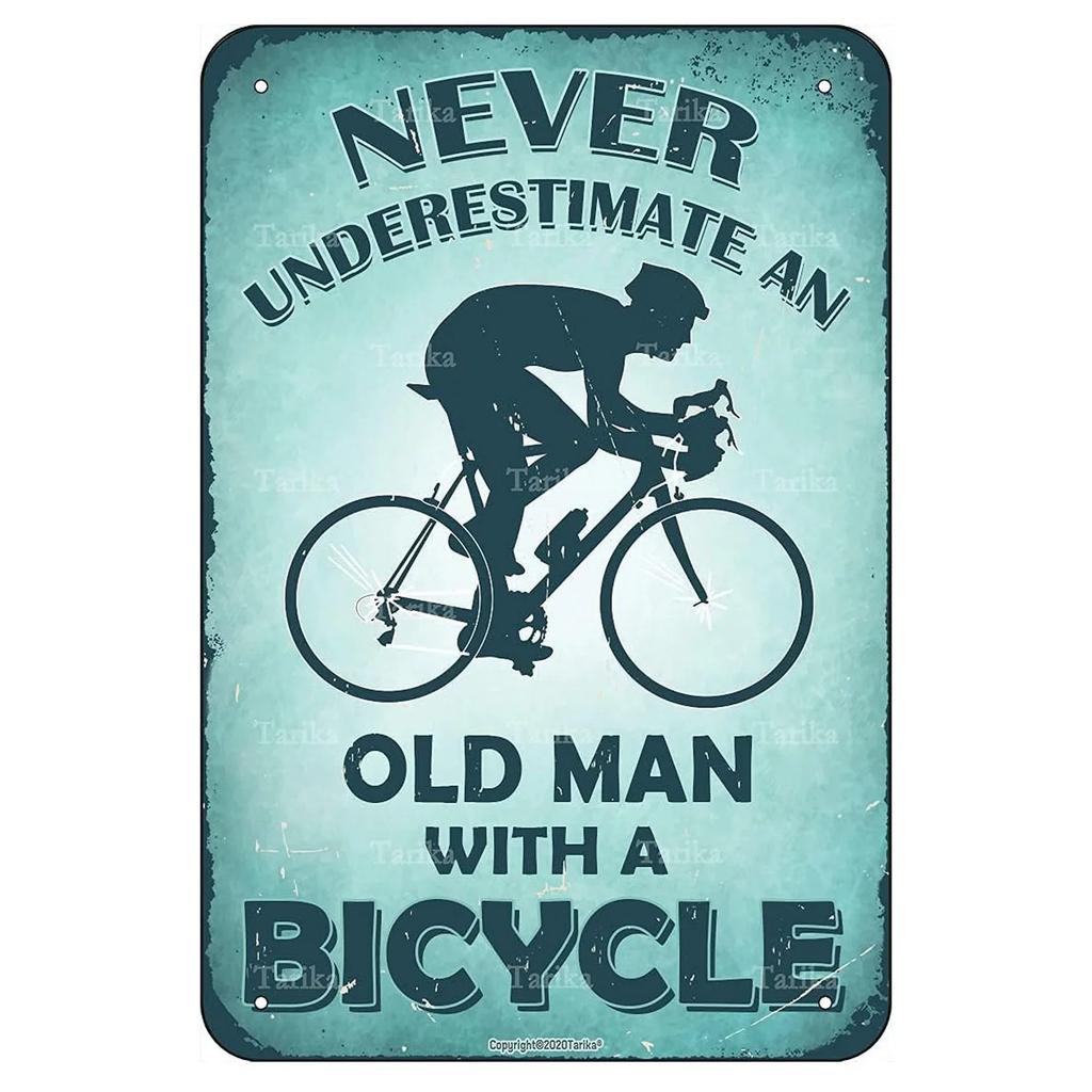 Cycling Metal Tin Signs Bike Ride Wall Decoration Plaque Vintage Art Poster Iron Painting for Man Cave Home Cafe Garden Club Bar