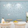 20/42pcs Star Mirror Wall Sticker DIY Acrylic Decal Waterproof Self-adhesive Wallpaper Bedroom Children Room Home Decoration