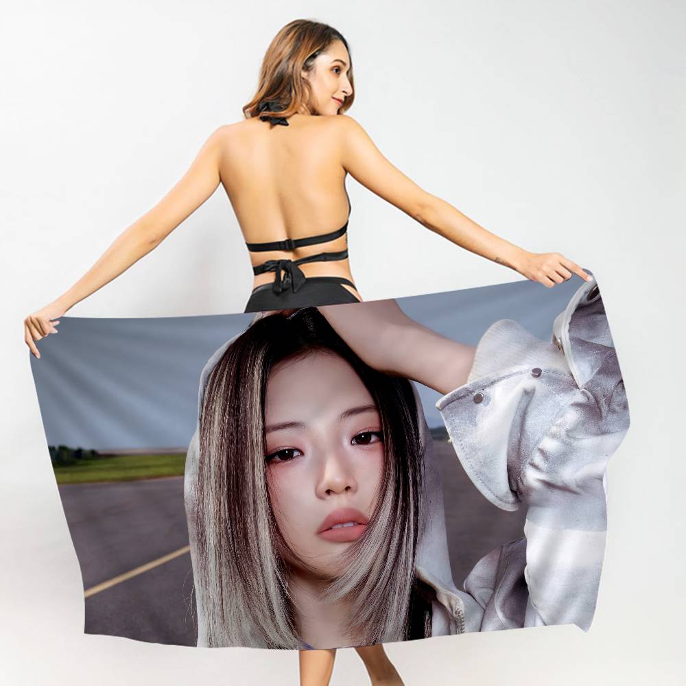 Kpop Band B-Babymonster Beach Towel Colorful Bath Towels For Girl Microfiber Quick Dry Sand Free Beach Yoga Spa Gym Pool