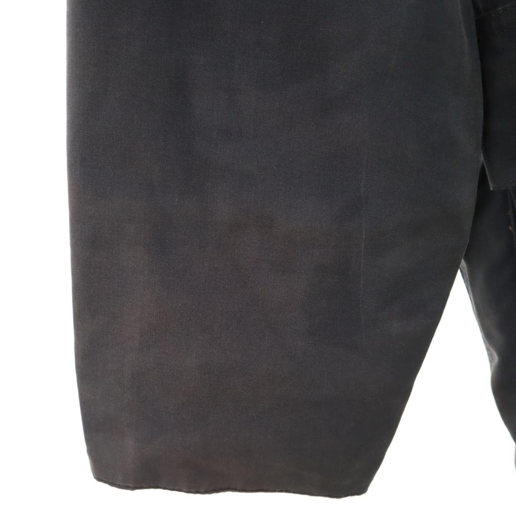 Barbour 3 Warrants Made in England wax Jacket L 10-11 Charcoal gray Kid's Used