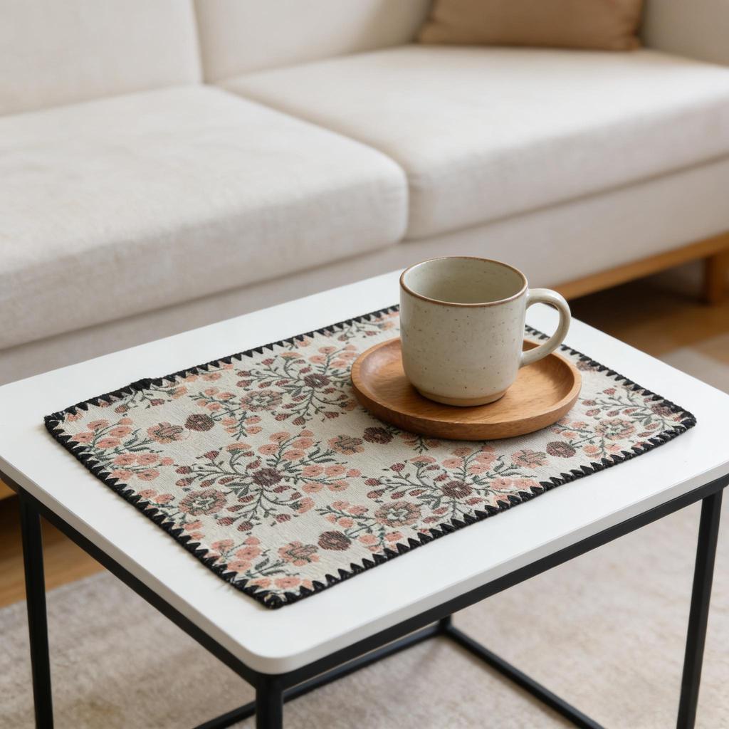 Cotton Linen Placemats Woven Cloth 30x45cm for Dining Table Kitchen Tabletop Place Mats