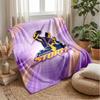 Melbourne Storm Flannel Fleece Blanket Cozy Warm Throw Blanket For Couch Bed Travel All Season Use
