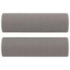 Vidaxl 3-Osobowa Sofa Z Poduszkami, Kolor Taupe, 180 Cm, Tkanina