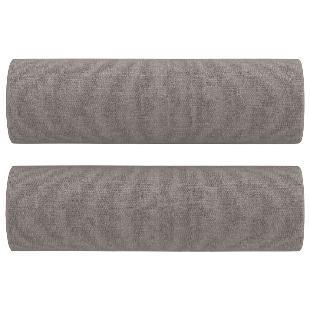 Vidaxl 3-Osobowa Sofa Z Poduszkami, Kolor Taupe, 180 Cm, Tkanina