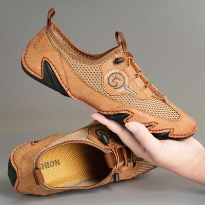 Leder Freizeitschuhe für Herren Sneaker 2024 Neue Herrenmode Slipper Schuhe Schnürschuhe Herren Bequeme Schuhe Luxus Designer Schuhe