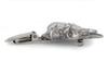 Boston Terrier, American Gentleman – Brooch with a clip, holder for a start number – Design 01 | Art-Dog