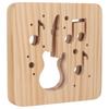 LED Night Light Unique Guitar Hollow Design 3D Wooden Night Lamp for Living Room Bedroom Bedside