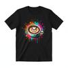 T-Shirt Vibrant Coffee Latte Art Splash Mens Barista Caffeine Lover Gift