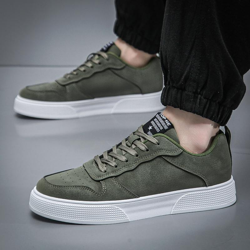 Men'S Sneakers Platform Casual Shoes Soft Non Slip Running Shoes Trend Lightweight Flat Shoe Lace-Up Shoes For Men Tenis S