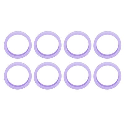 8PCS Luggage Suitcase Wheels Cover Silicone Effective Protection Noise Reduction Waterproof