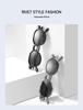 Korean Style Irregular Polarized Sunglasses - Unisex UV Protection Retro 8630