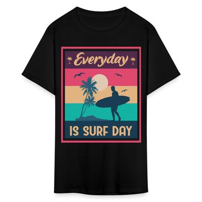 Ogni giorno è un Giorno da Surf T-shirt Tavola da Surf Surf Oceano Tramonto Chill T-shirt S-6XL