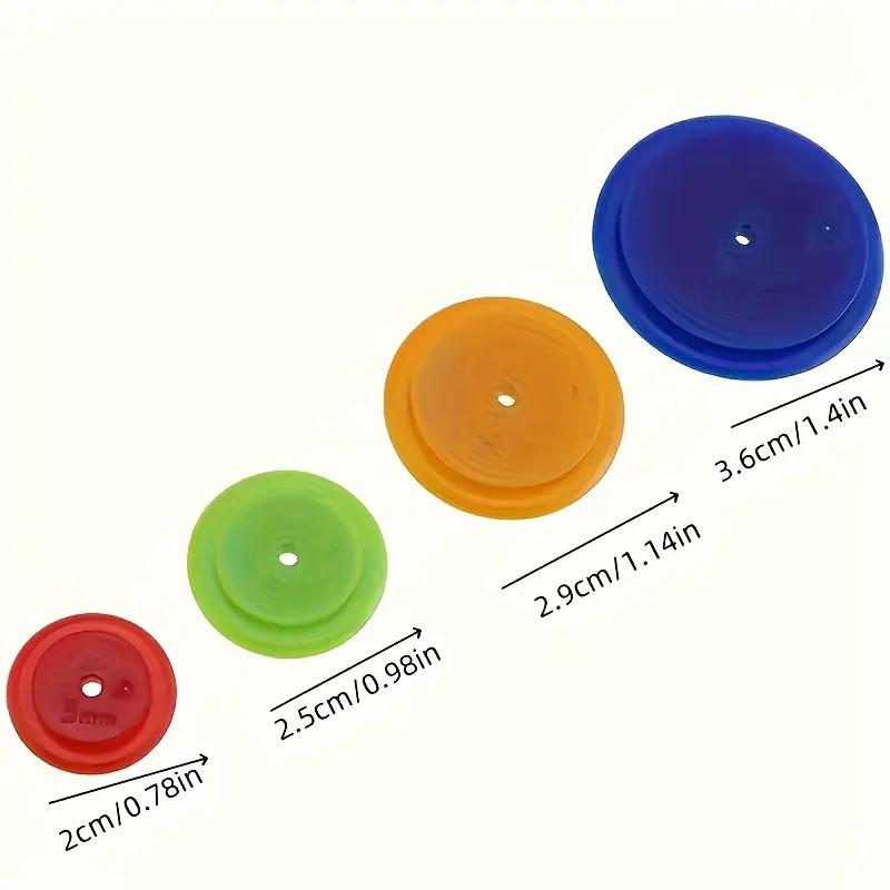 4PCS Sewing Scanning Wheel Roller Seam Wheel Sewing Patchwork Tool Line Wheel Tailoring Pattern Making Cloth Wheel