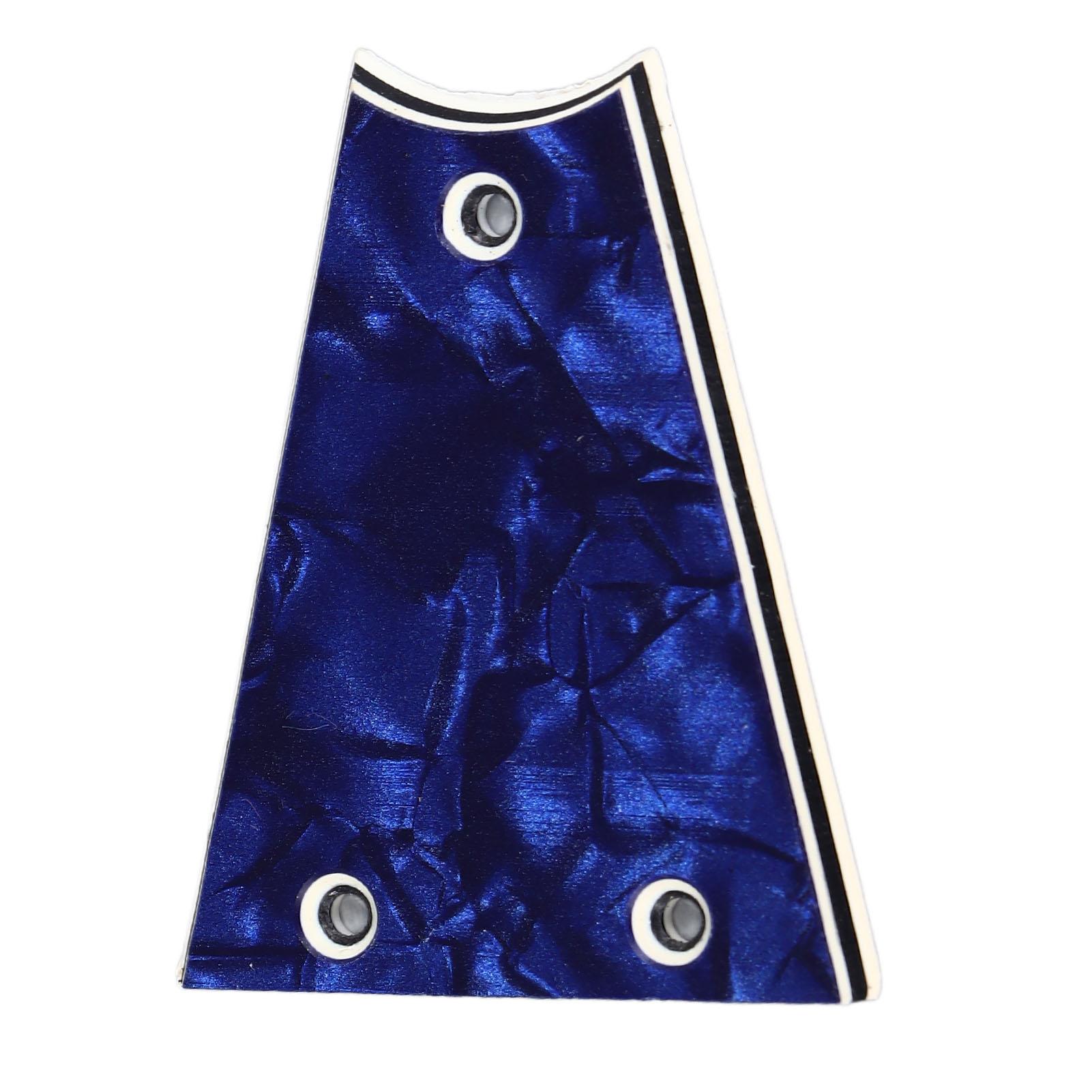 

Крышка анкера гитары 3 отверстия треугольная красивый узор пластиковая пластина анкера для замены