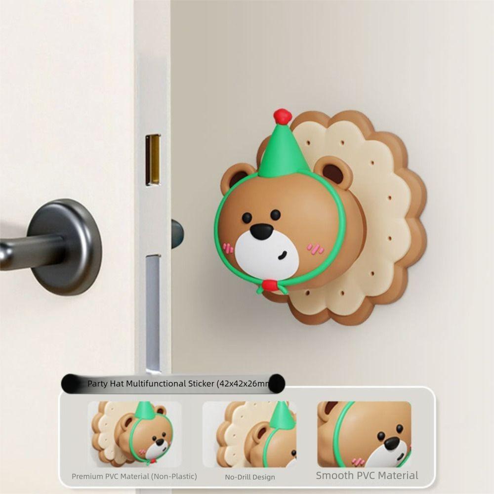New Silicone Door Stopper Mute Design Self Adhesive Anti Collision Pads Shockproof Anti-slip Handle Bumper Door
