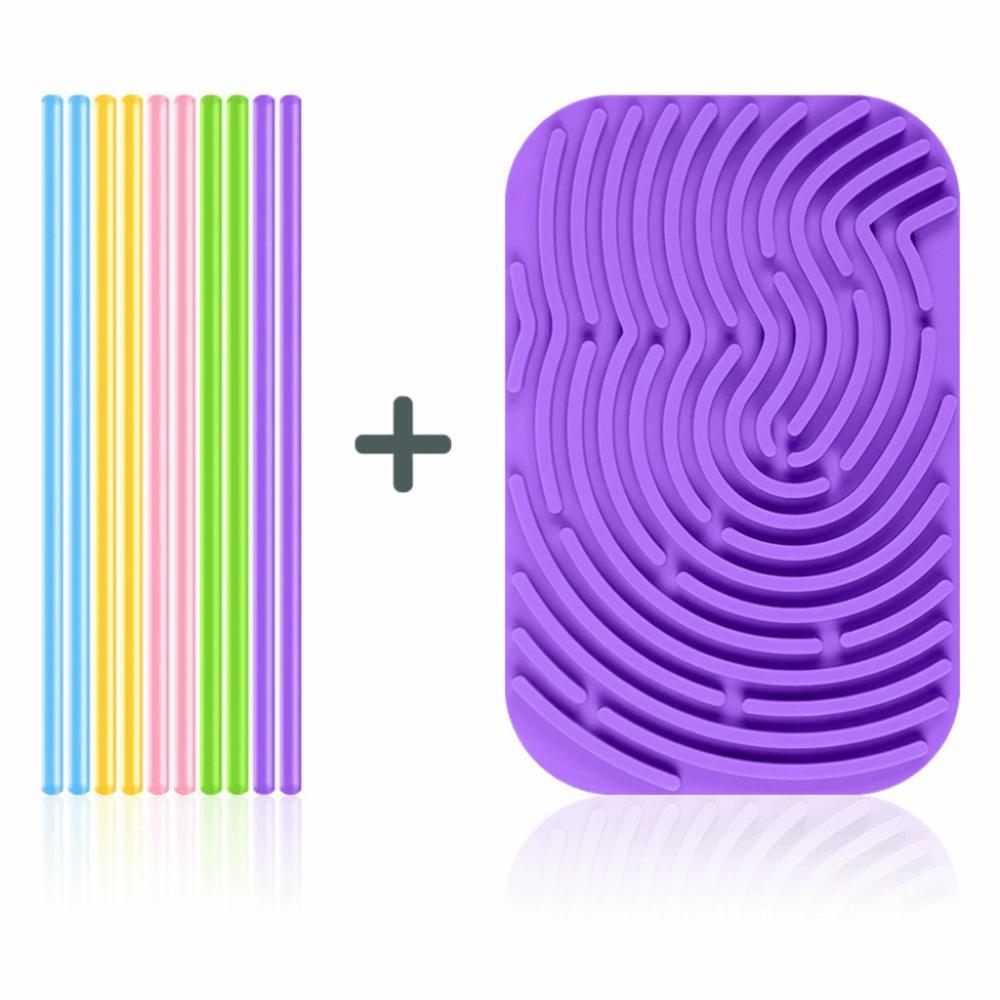 New Silicone Sensory Activity Board Double Sided Screen-Free Silicone Fidget Safe Silicone Calm Down Travel