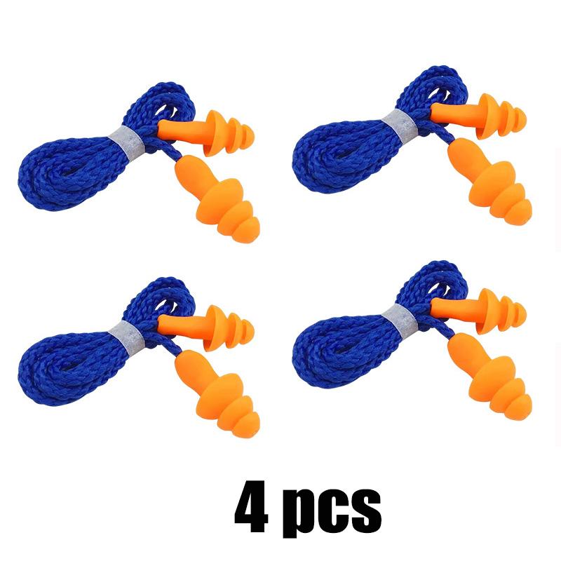 Geräuschunterdrückende Ohrstöpsel Motorrad Auto Silikon Ohrstöpsel Wasserdicht Geräuschreduzierung Ohrenschützer Ohrstöpsel zum Schlafen Lernen