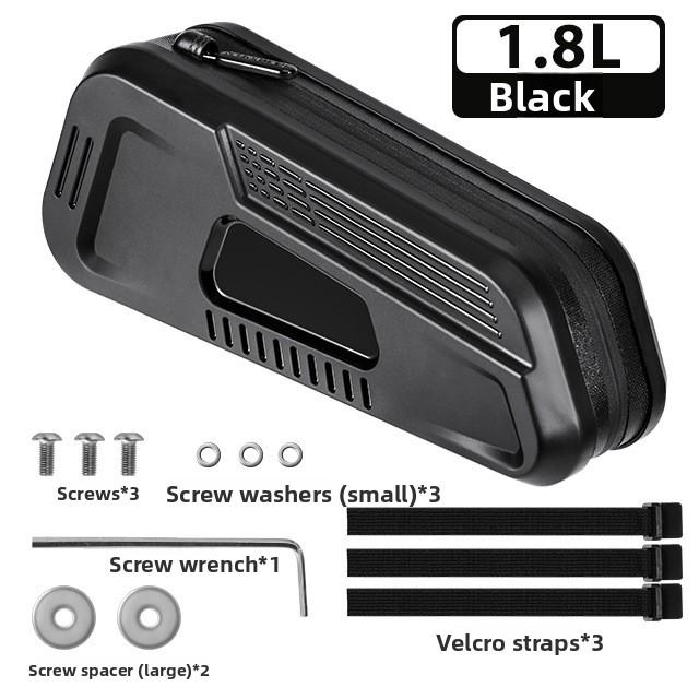 NEWBOLER Waterproof TPU Hard Shell Bike Top Tube Bag, Shockproof Large Capacity Front Beam Storage Pack for Outdoor Cycling MTB