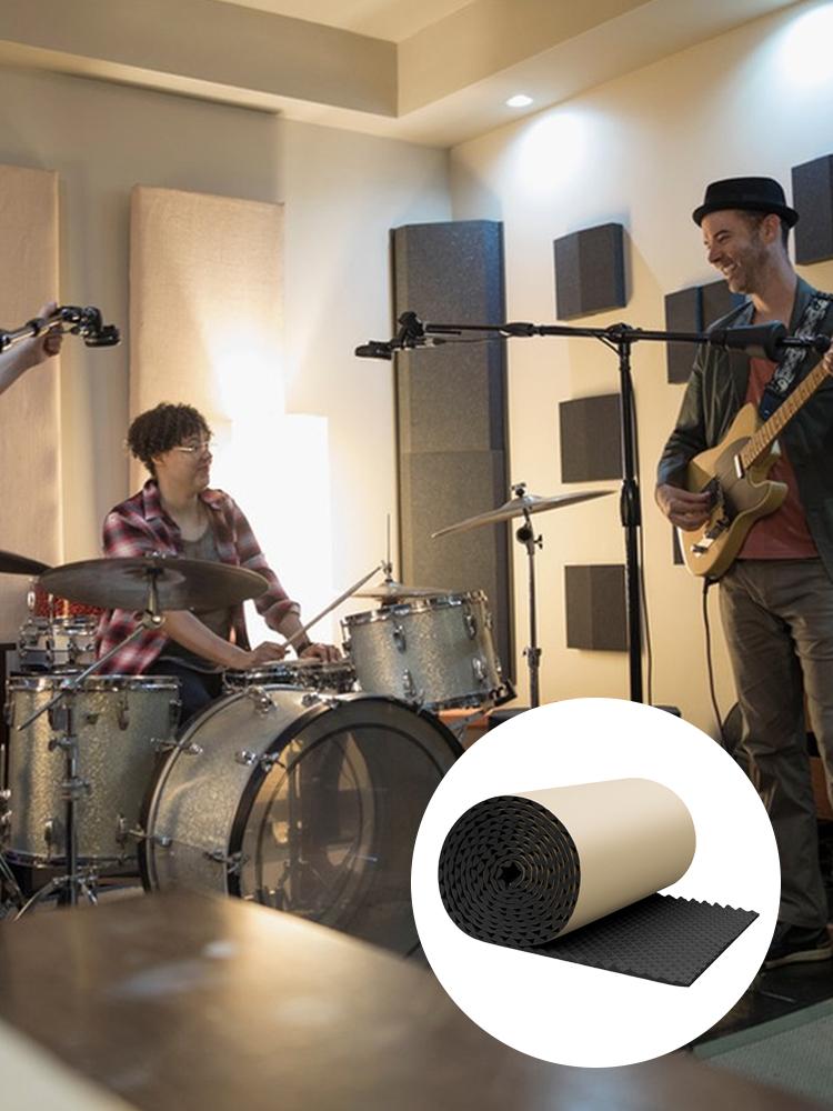 Sound Proofing Panels for Walls Acoustic Panels Sound Pads Noise Reduction Panels Waterproof Sound Barrier Self-Adhesive Sound