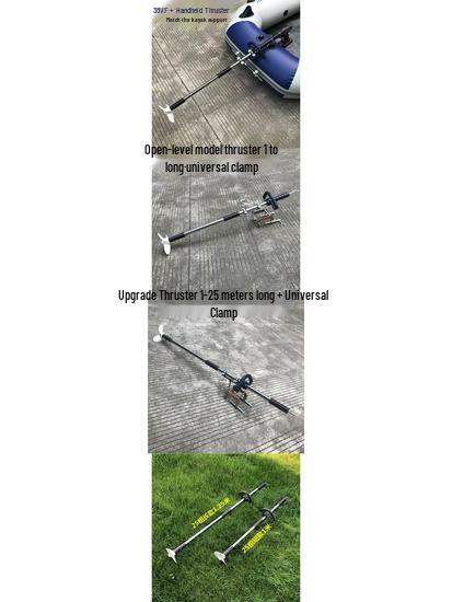 Handheld Electric Marine Thruster Propeller for Kayak and Trolling Motor