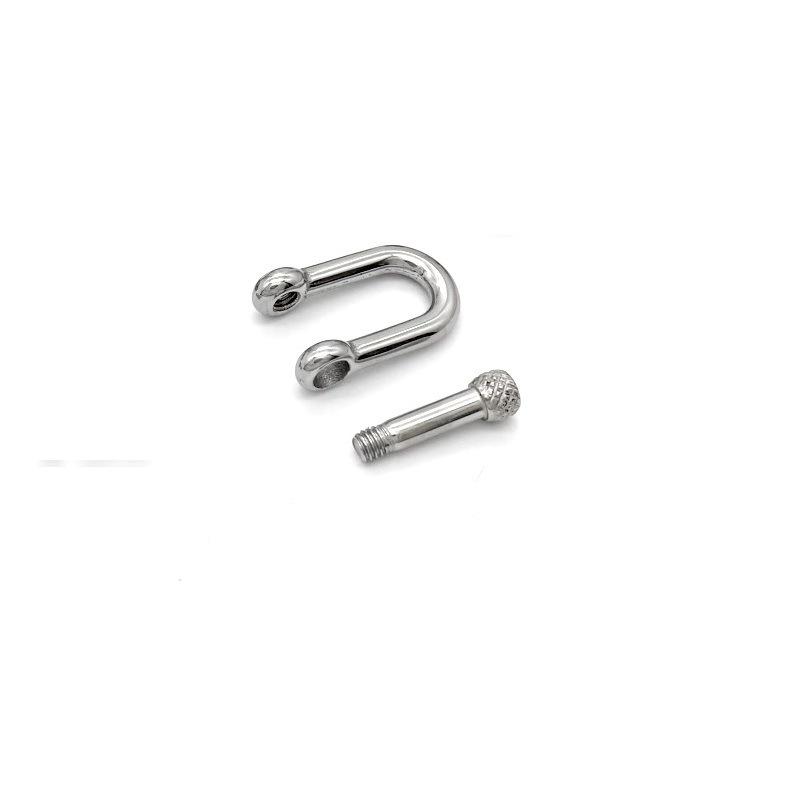 

Stainless Steel D-Type Bow Shackle Horseshoe U-Type Curved Locking Marine Rigging Chain