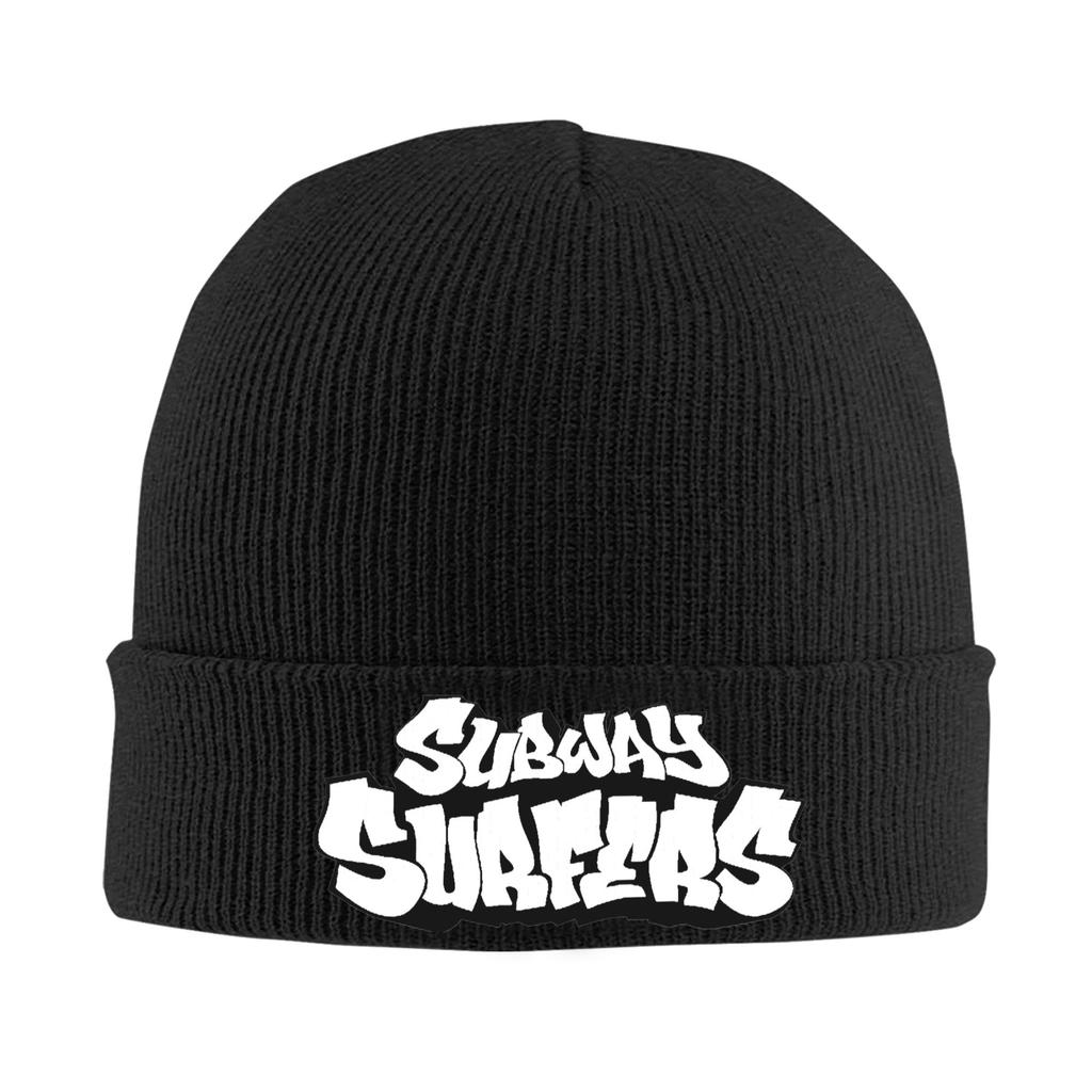 Subway Surfers Vancouver Knitted Hat Beanie Winter Hats Warm Acrylic  Hip Hop Parkour Sport Cap Men Women Gift