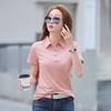 New Tshirt Cotton Pure Halfsleeved For Ladies With Collars Summer Sportswear Casual Lapel Shortsleeved Top