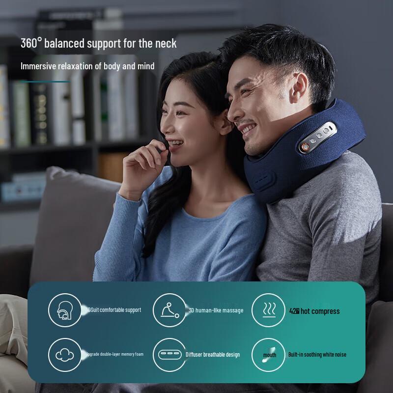 Philips Portable U-shaped Neck Massage Pillow