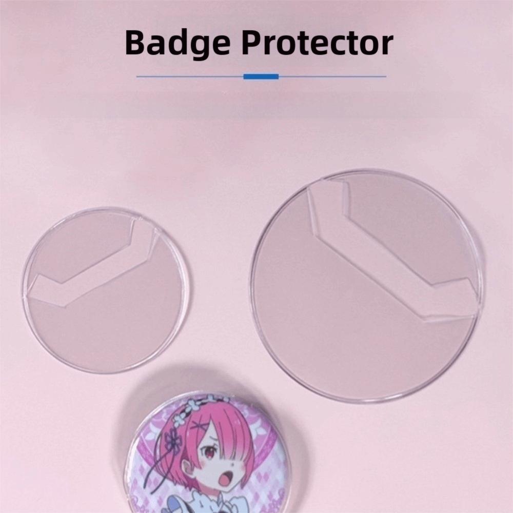 10pcs/Set CPP Badge Protective Sleeves Badge Protector Case Anime Collectibles