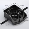 Console Storage Double Cup Holders Wear-Resistant Car Seat Organizer Automotive Cup Holders  Auto