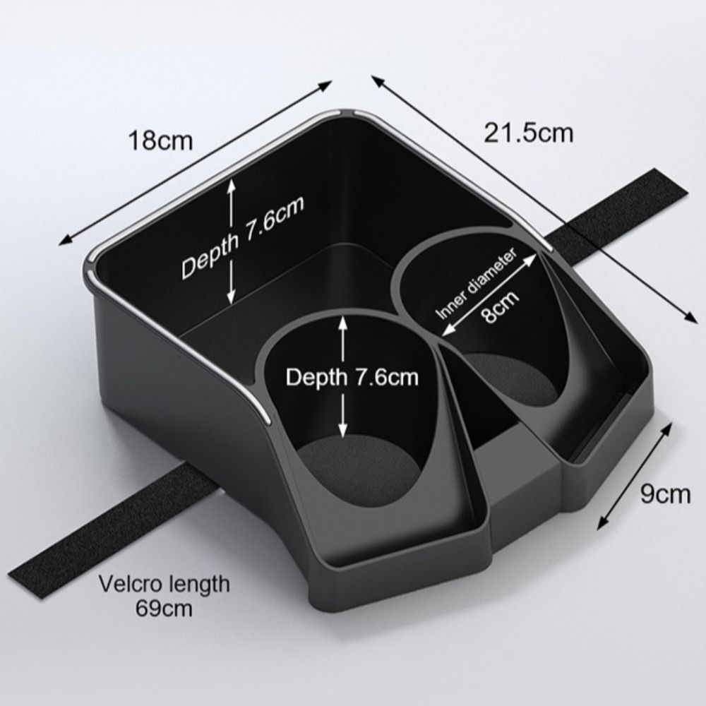 Console Storage Double Cup Holders Wear-Resistant Car Seat Organizer Automotive Cup Holders  Auto