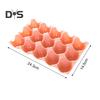 HOW-E 2Pcs Eggs Rack Multi-Color Reusable Plastic 15 Grids Eggs Storage Plate for Kitchen