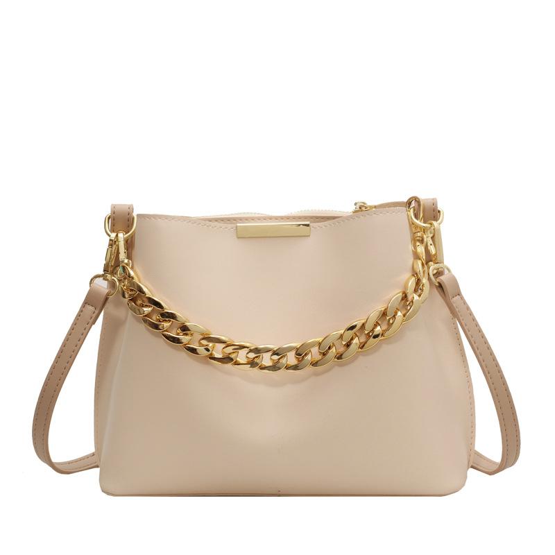 

Korean popular texture niche design bucket bag women s new 2025 autumn chain handbag messenger bag bag