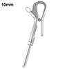 6/8/10MM Openable Pelican Hook 316 Stainless Steel Shackle Quick Release Handrail for Marine Boat Guard Rail