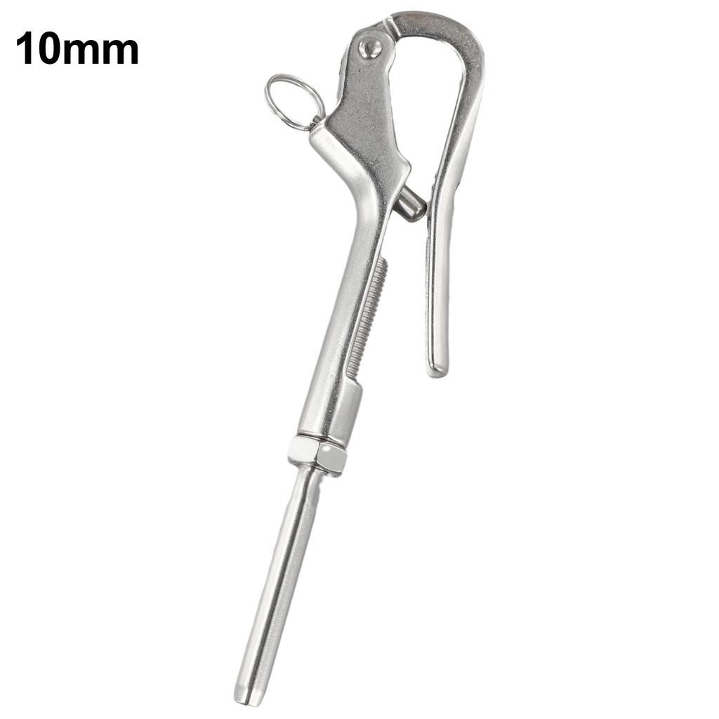 6/8/10MM Openable Pelican Hook 316 Stainless Steel Shackle Quick Release Handrail for Marine Boat Guard Rail