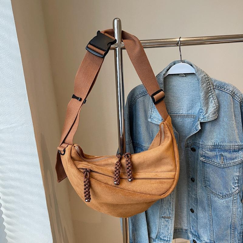 Mode Wildleder Knödelbeutel große Kapazität Damen neue lässige Schulter Umhängetasche Textur vielseitig Pendler Tasche