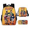New Naruto backpack trendy backpack European and American retro peripheral cartoon schoolbag