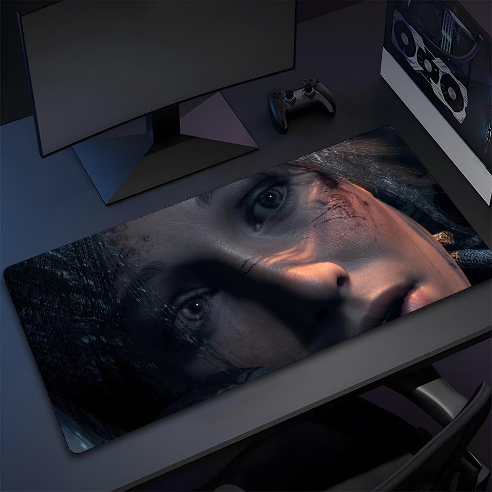 Rise Of The Tomb Raider Game Mouse Pad High Quality Natural Rubber Mouse Pad The Most Professional Washable Laptop Mouse Pad