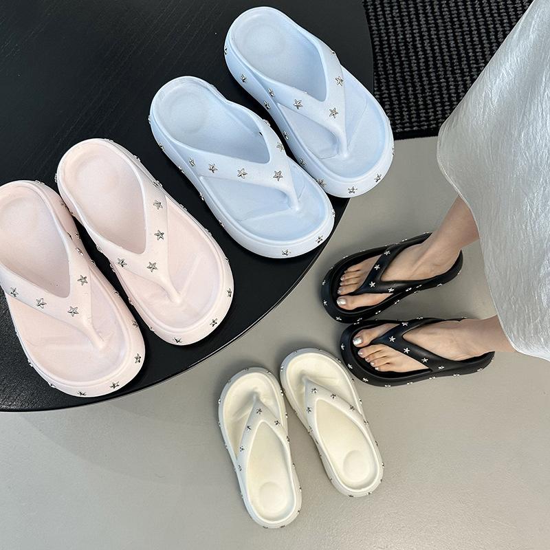 Women's Comfortable Wearing Thick Sole Heightened Anti-Odor Non-Slip Sandals - Fashion Home Outdoor Casual Shoes