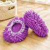 30*12cm Mop Slippers Purple Duster Mop Slippers Portable Cleaning Shoe Covers  Household Dusting