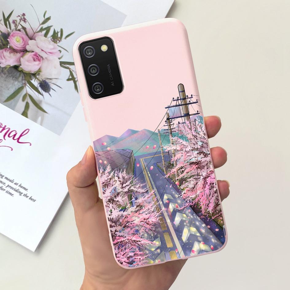 For Samsung A03s A02s Case New Fashion Flower Butterfly Shockproof Bumper For Samsung Galaxy A03s SM-A037F A 02s SM-A025F Covers