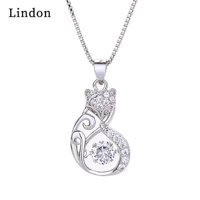 Lindon Women Necklace Pendant Copper Alloy Zircon Fashion Gift